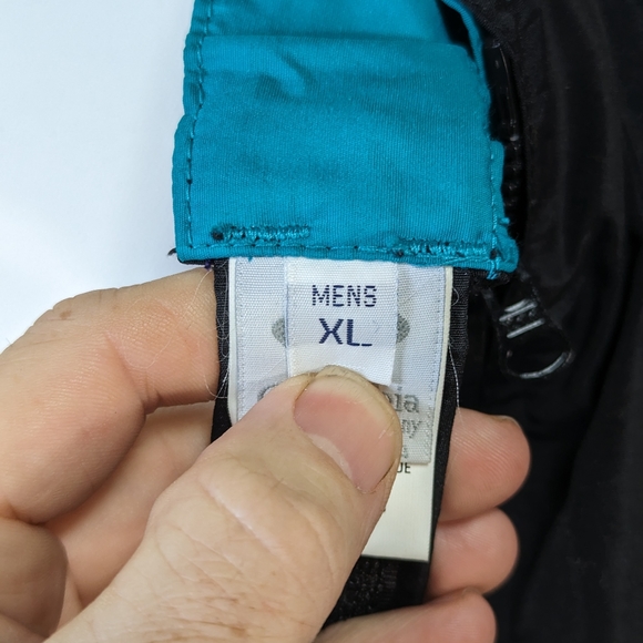 Mens Columbia Sportswear Snow Ski Pants Size XL Black F3 SM 8420 Zipper Legs - Picture 8 of 9